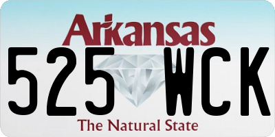 AR license plate 525WCK
