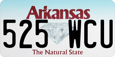 AR license plate 525WCU