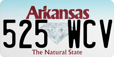 AR license plate 525WCV