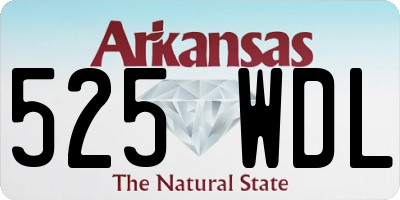 AR license plate 525WDL