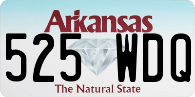 AR license plate 525WDQ