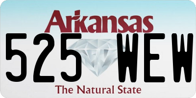 AR license plate 525WEW