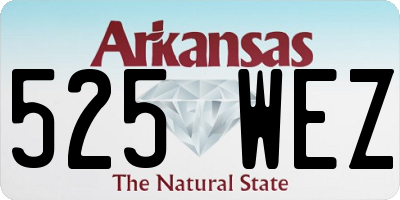 AR license plate 525WEZ