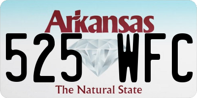 AR license plate 525WFC