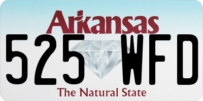 AR license plate 525WFD