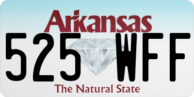 AR license plate 525WFF