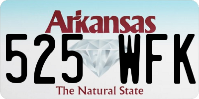 AR license plate 525WFK