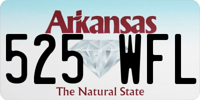 AR license plate 525WFL