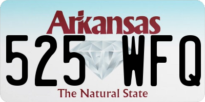 AR license plate 525WFQ