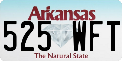 AR license plate 525WFT