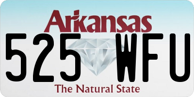 AR license plate 525WFU