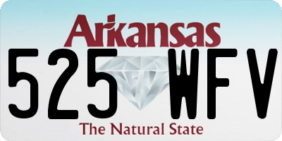 AR license plate 525WFV