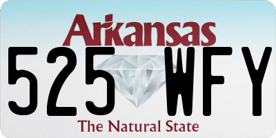 AR license plate 525WFY