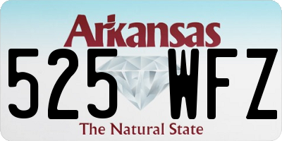 AR license plate 525WFZ
