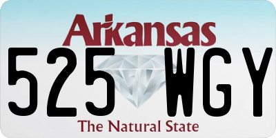AR license plate 525WGY