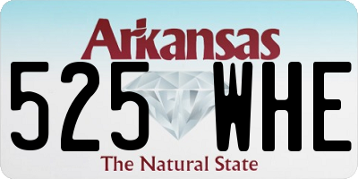 AR license plate 525WHE