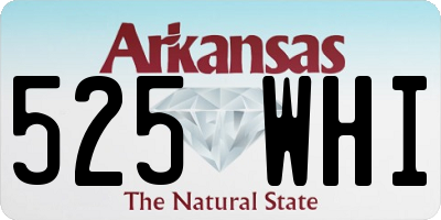 AR license plate 525WHI