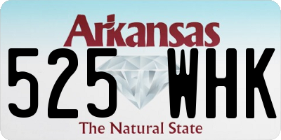 AR license plate 525WHK