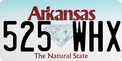 AR license plate 525WHX