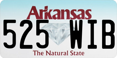 AR license plate 525WIB