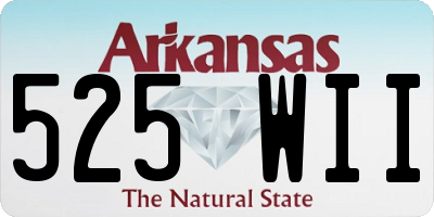 AR license plate 525WII