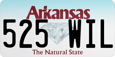 AR license plate 525WIL