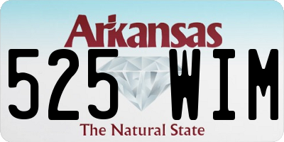 AR license plate 525WIM