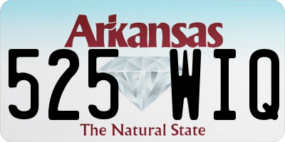 AR license plate 525WIQ