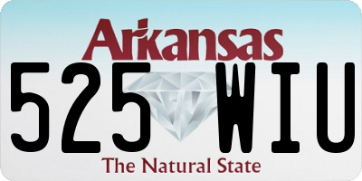AR license plate 525WIU