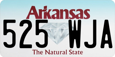 AR license plate 525WJA