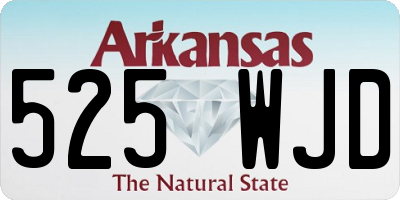 AR license plate 525WJD