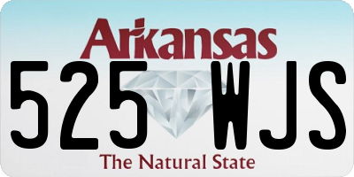 AR license plate 525WJS