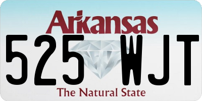 AR license plate 525WJT
