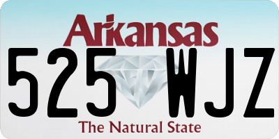 AR license plate 525WJZ