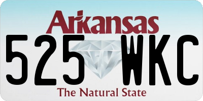 AR license plate 525WKC