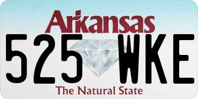 AR license plate 525WKE