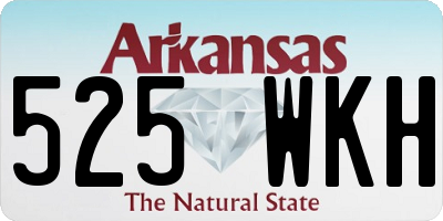 AR license plate 525WKH
