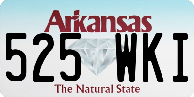 AR license plate 525WKI