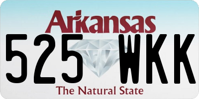 AR license plate 525WKK