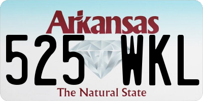 AR license plate 525WKL