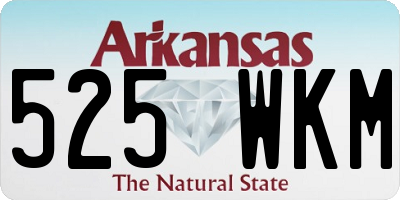 AR license plate 525WKM