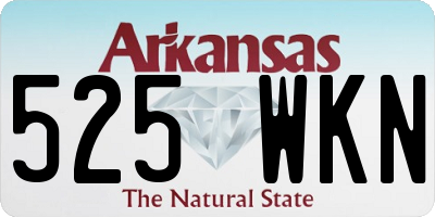 AR license plate 525WKN