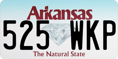 AR license plate 525WKP