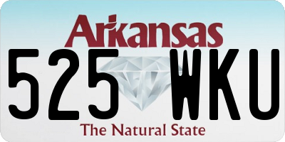 AR license plate 525WKU