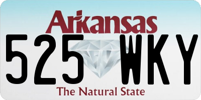 AR license plate 525WKY