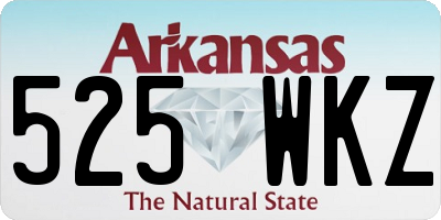 AR license plate 525WKZ