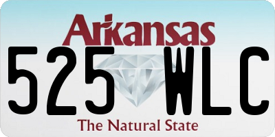 AR license plate 525WLC