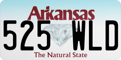 AR license plate 525WLD