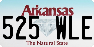 AR license plate 525WLE