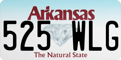AR license plate 525WLG